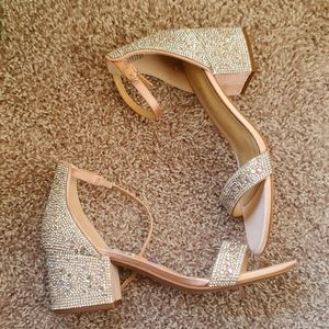 Betsey Johnson heel Sandal - Perfect Bridal Shoe!